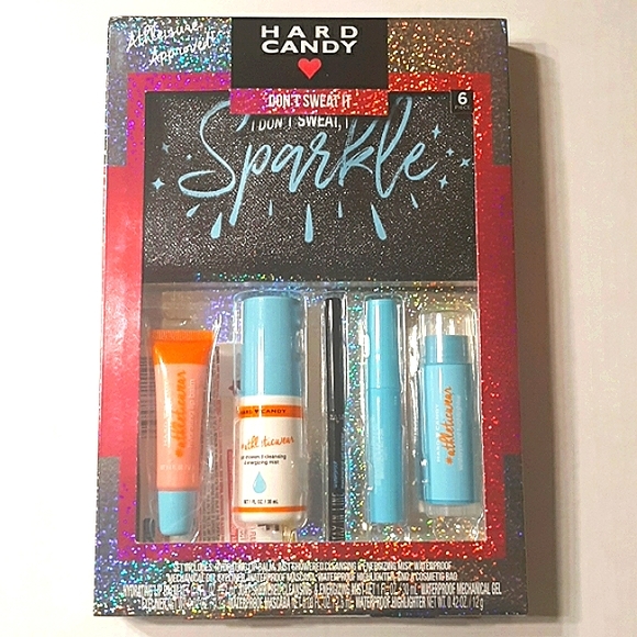 NWT*HARD CANDY*cosmetic Dont Sweat It Gift Set 6pc - Picture 1 of 7